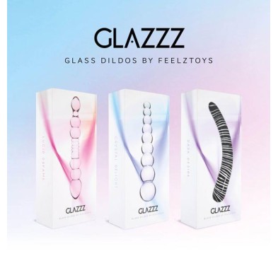 FeelzToys - Glazzz Glass Dildo Dark Desire